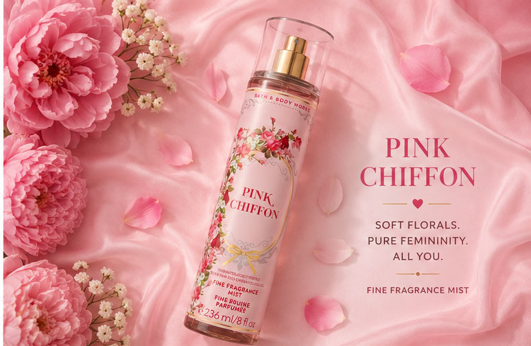 بادی اسپلش بس اند بادی ورکز Pink Chiffon
